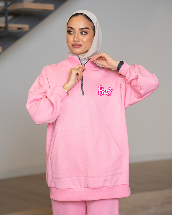Oversized Barbie tracksuit