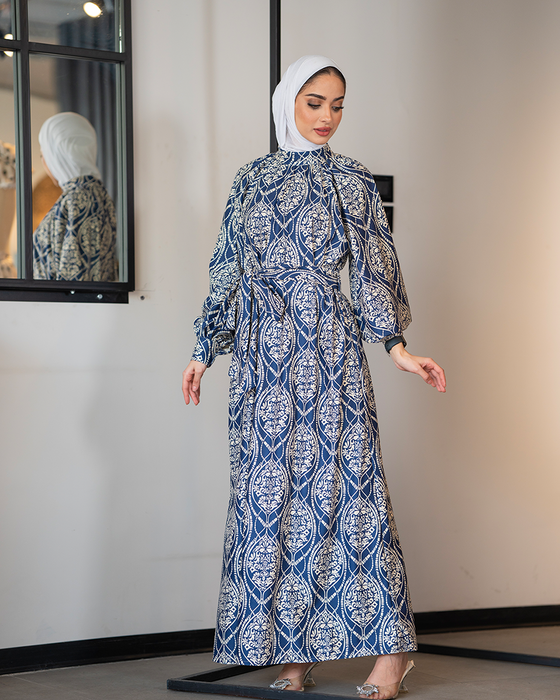 printed chamois dress