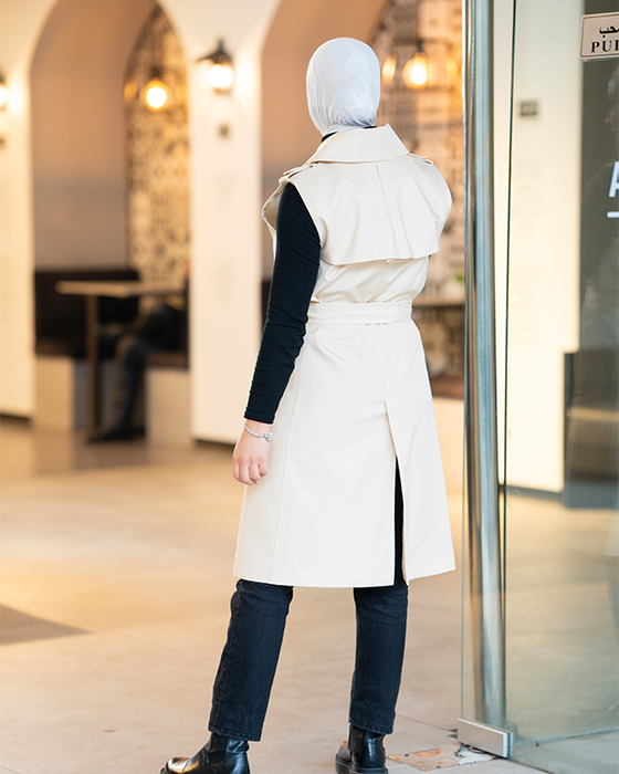 long waterproof vest