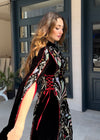 Velvet ornaments dress