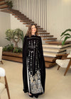 velvet long sleeve dress