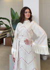 Linen tassels dress