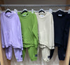 diagonal cut tracksuit with buttons