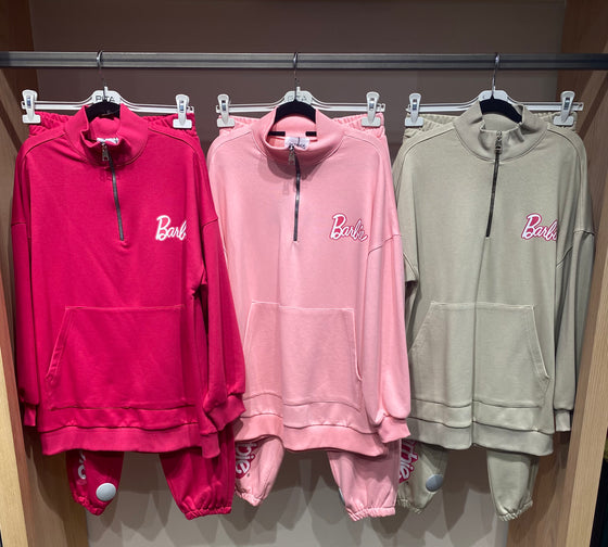 Oversized Barbie tracksuit