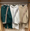 assymetric embroidery tracksuit